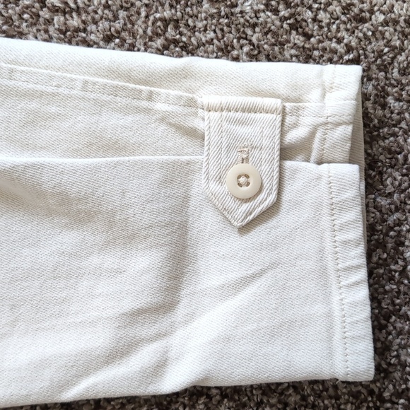 Aritzia Wilfred Free Modern Cargo Pants High Waist Twill Cream Size 2 - Picture 11 of 16